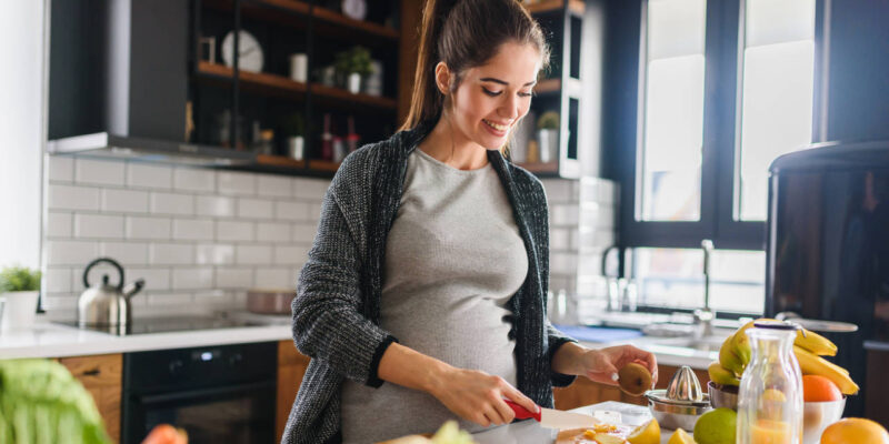 Cena saludable durante el embarazo